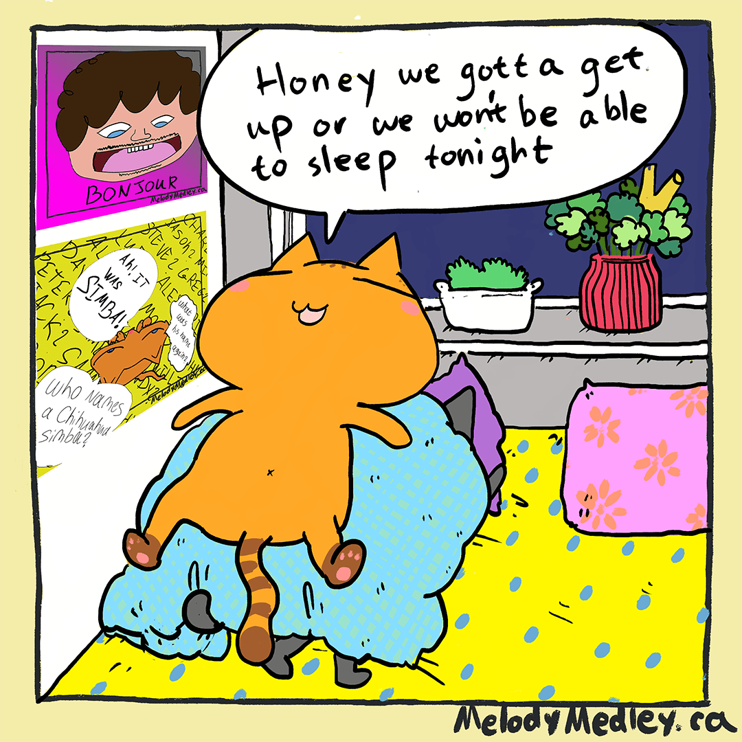 By the same creator as "Honey, let go sleepy sleepy early tonight"