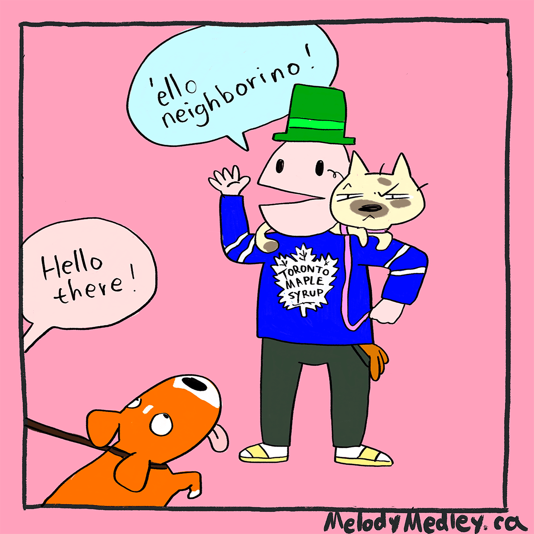 Greetings from Mooseland! Happy Saint Paddie's Day lads! Jake had his first cat encounter yesterday at the dog park, immediately fell in love, to the much dismay of the cat. Anyway, your neighbors up north hope you the swiftest recovery from the current presidency administration. Cheers!