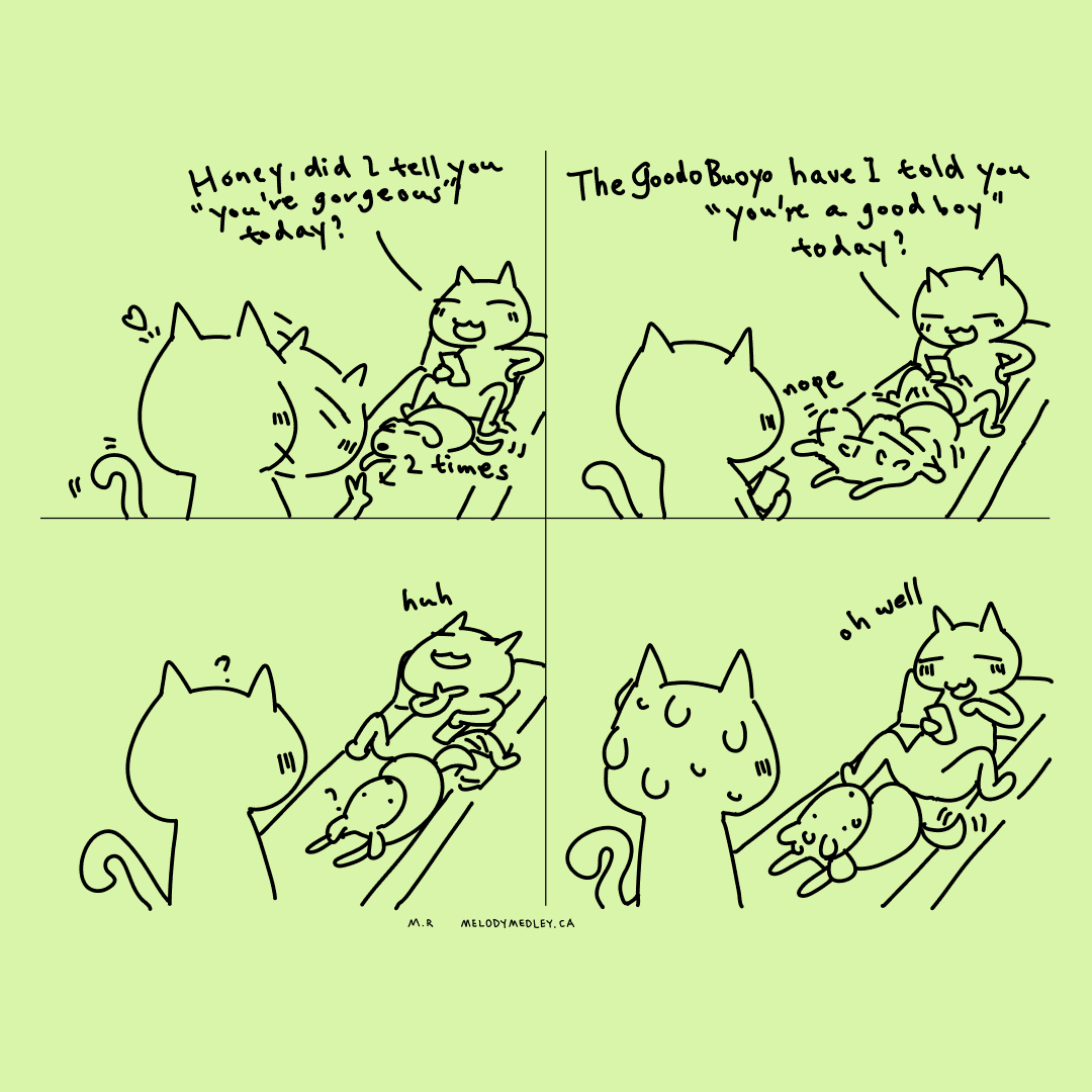 Have I told you that you are awesome today? But also yesterday, and the day before, and in general...