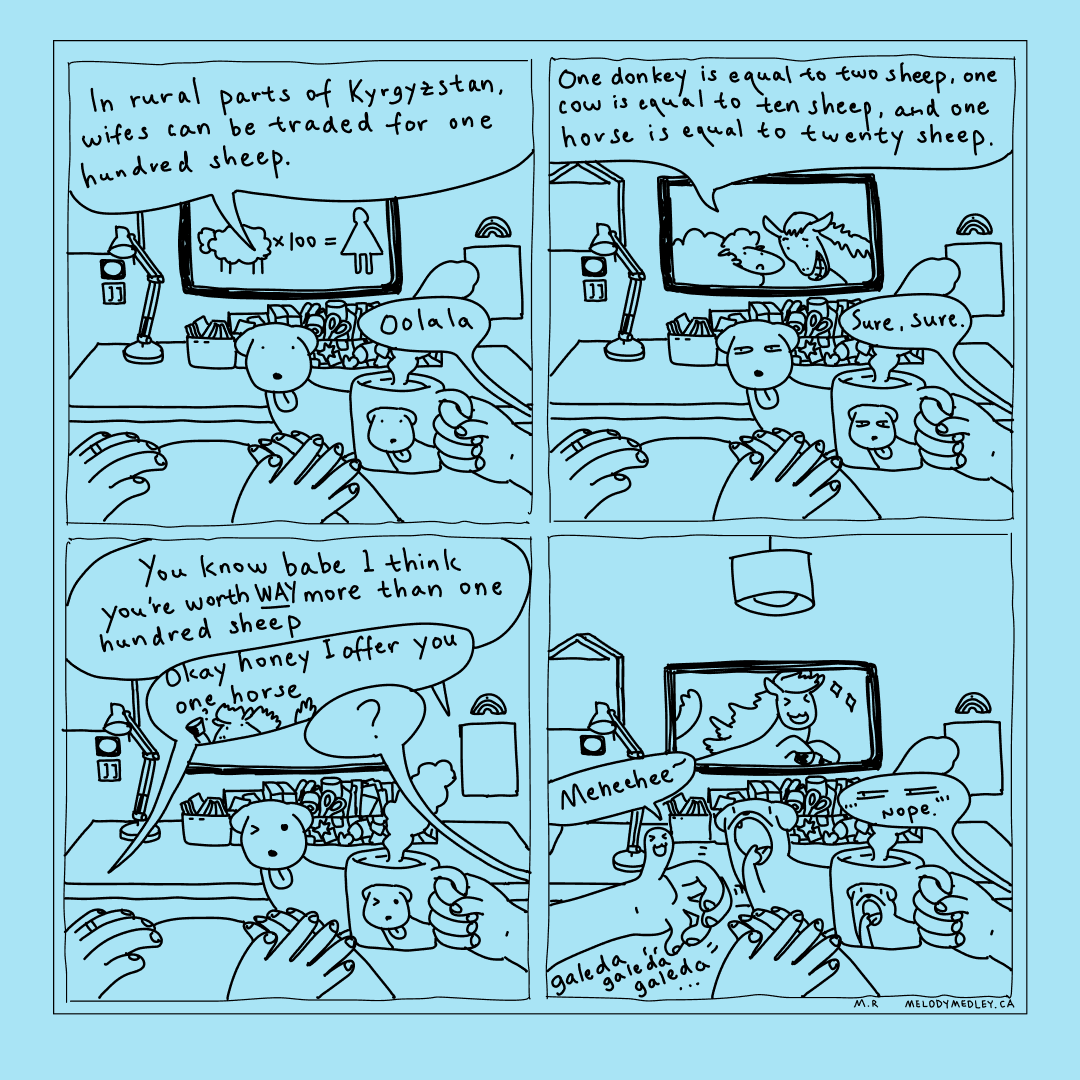 Gleda gleda gleda, Meheeeee!