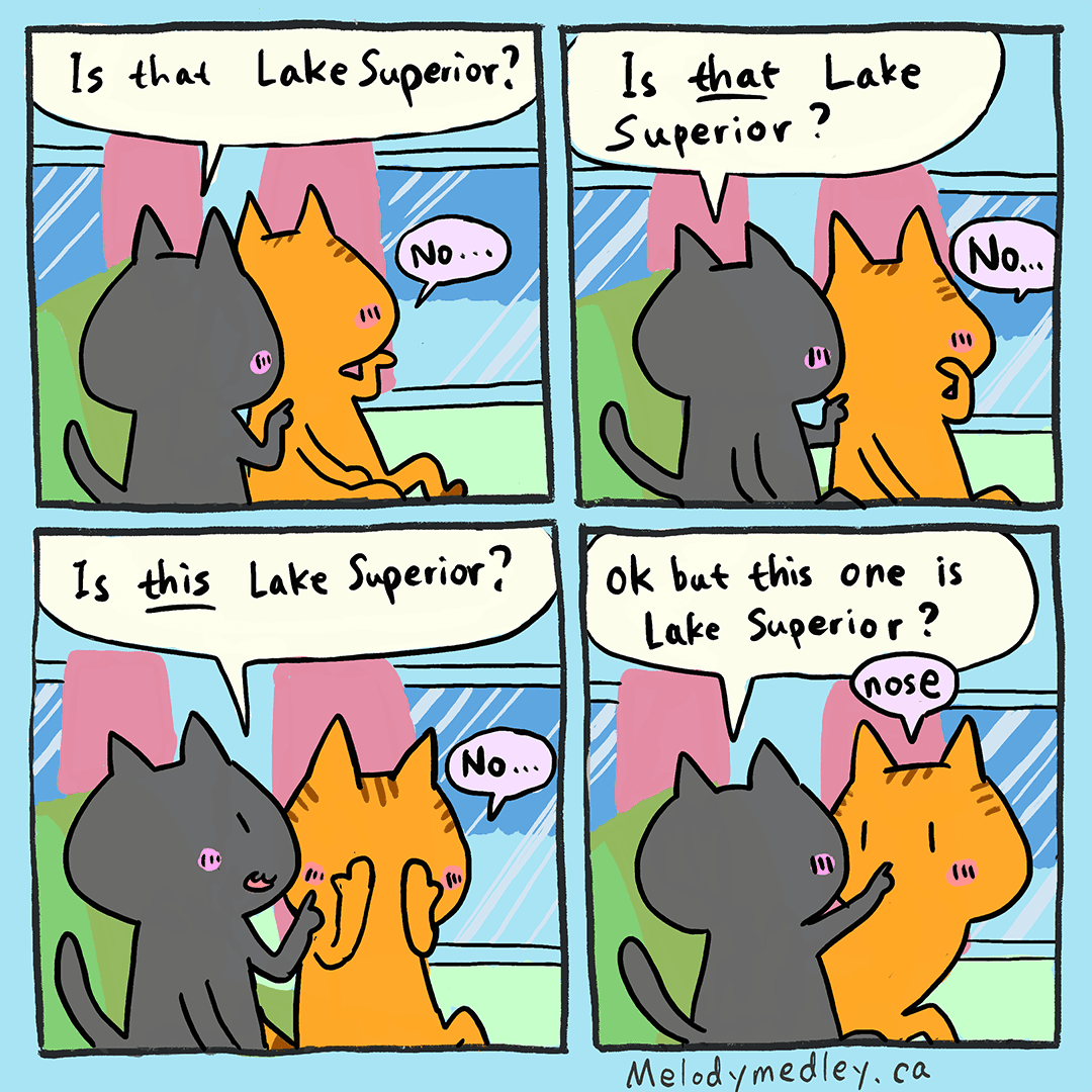 "If it's that big, why can't I see it?" -Medley