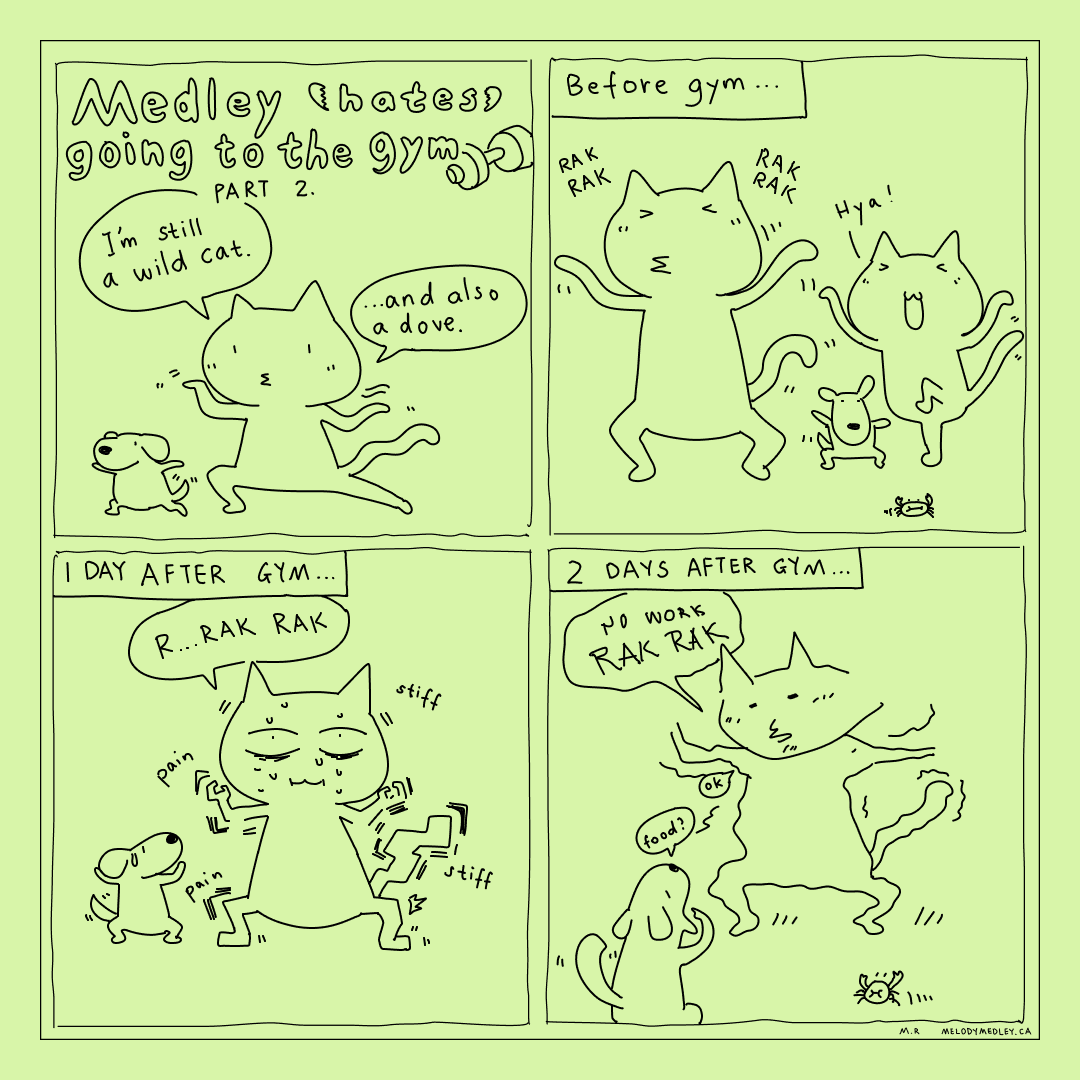 Real rak raks don't go to the gym