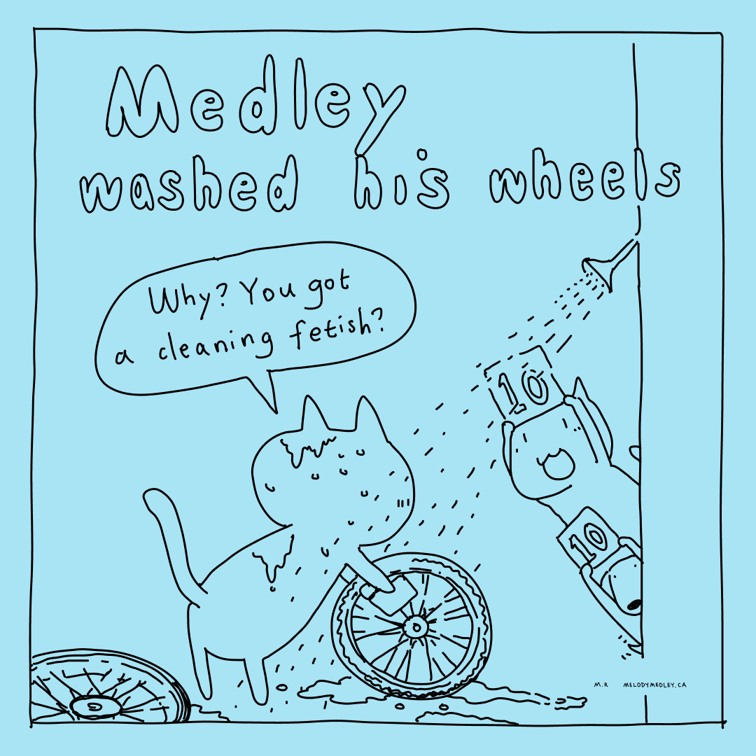 Melody and Jakey were judging his performance