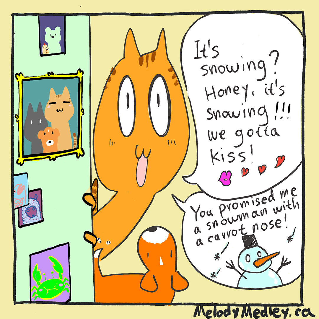 Where is the snowman?