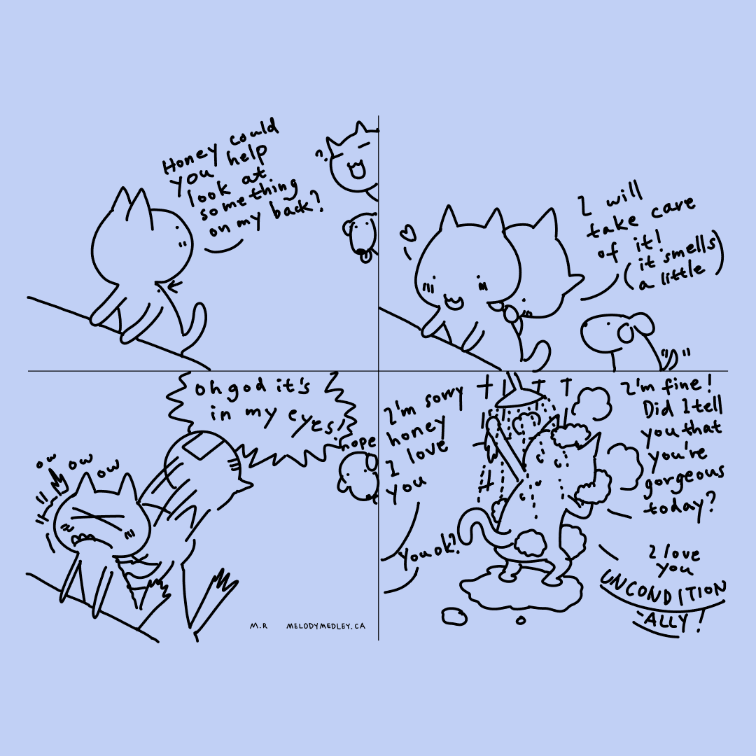 Squeezing the sh*t out of her