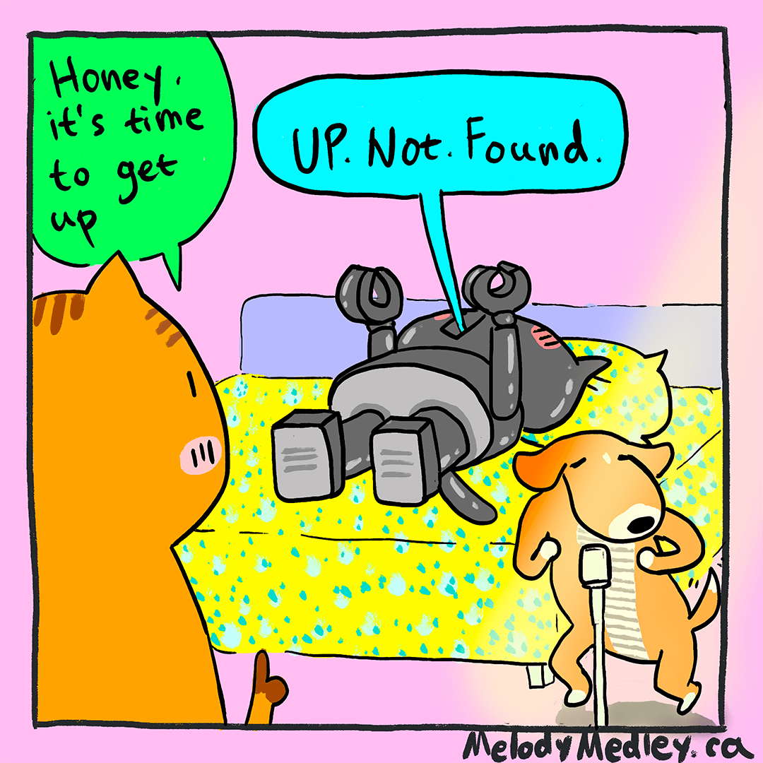 Never gonna get you up, never gonna leave you down